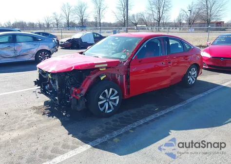 2025 Honda Civic Lx из США, поврежденный, VIN 2HGFE2F29SH557540